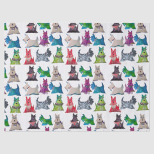 Colorful Scotties Tissue Paper