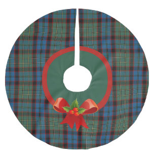 Colorful Scottish Clan MacNicol Brushed Polyester Tree Skirt