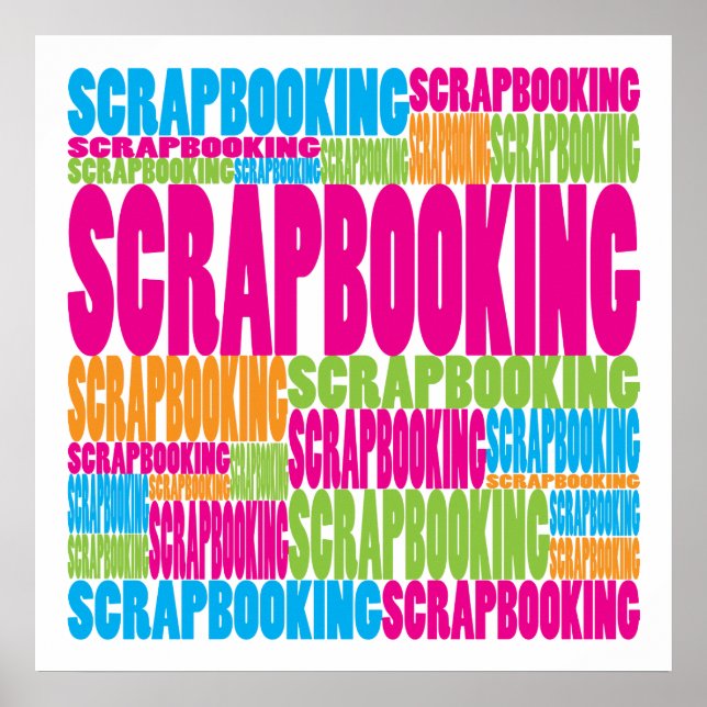 Colorful Scrapbooking Poster (Front)