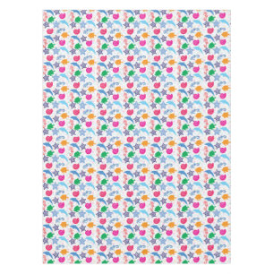 Colorful Sea Animals Illustration Pattern Tablecloth