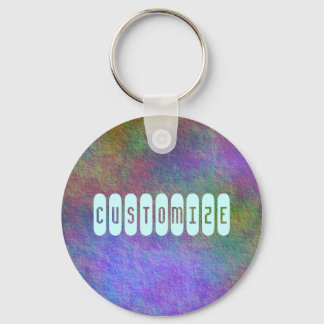 Colorful Sea Bed I - Template Keychain
