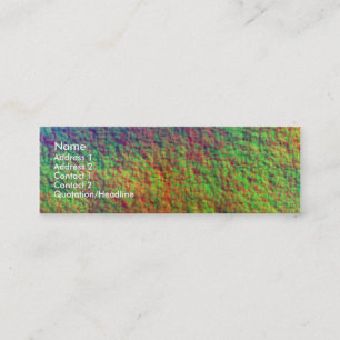 Colorful Sea Bed II Mini Business Card