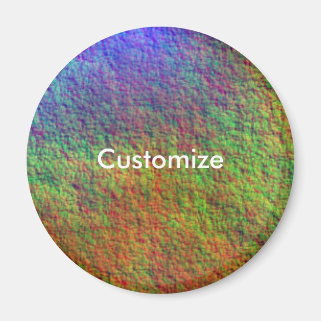 Colorful Sea Bed II - Template Magnet (Front)