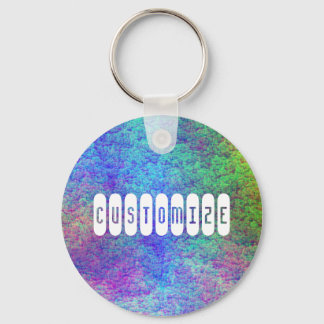 Colorful Sea Bed III - Template Keychain
