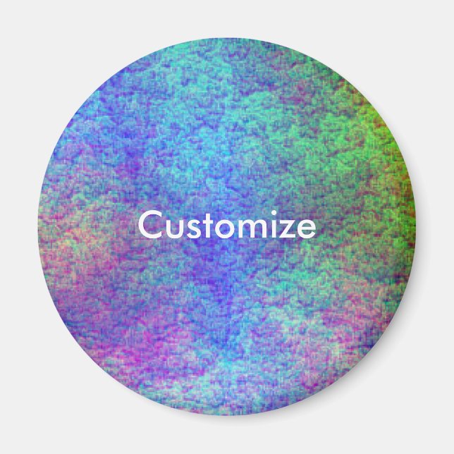 Colorful Sea Bed III - Template Magnet (Front)