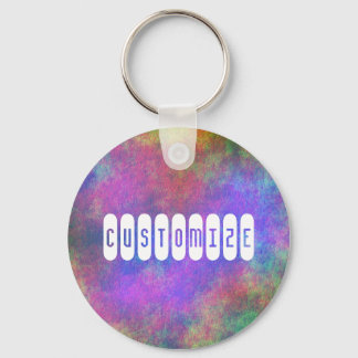 Colorful Sea Bed IV - Template Keychain