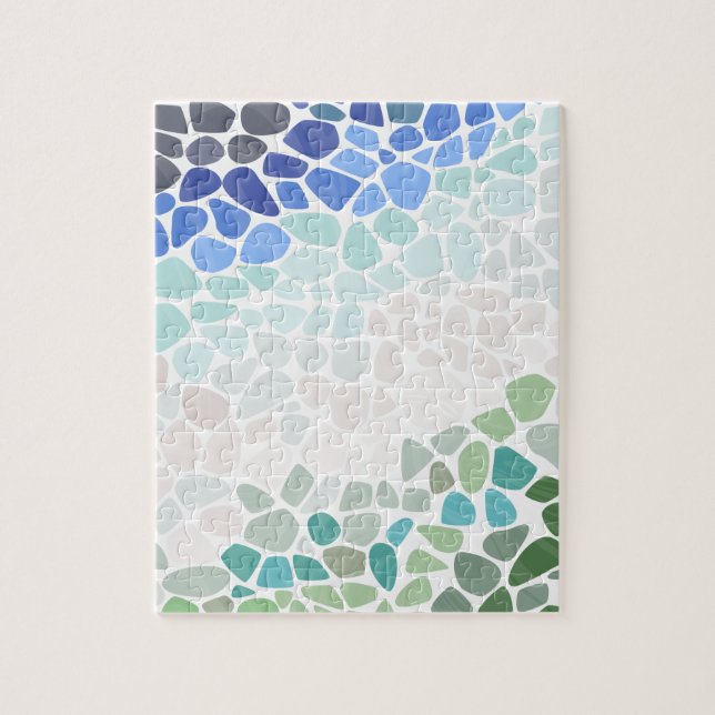 Colorful Sea Glass Jigsaw Puzzle (Vertical)