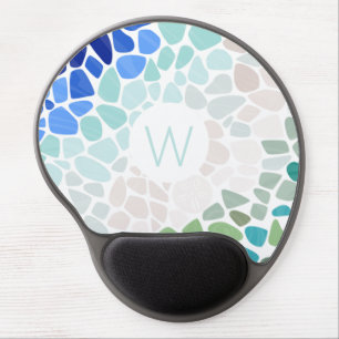 Colorful Sea Glass Mouse Pad