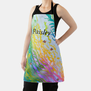 Colorful Sea Grass Apron with Clown Fish