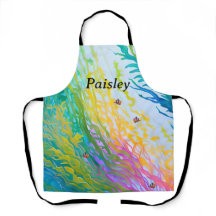 Colorful Sea Grass Apron with Clown Fish