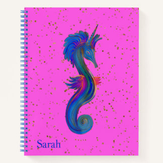 Colorful Sea Horse Notebook