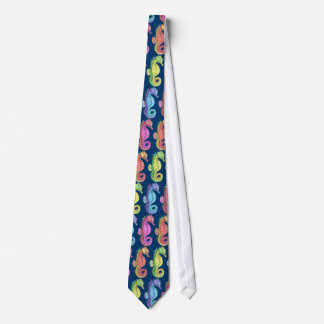 Colorful Sea Horses Tie