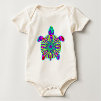 Colorful Sea Turtle Baby Bodysuit