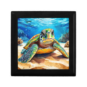 Colorful Sea Turtle Gift Box