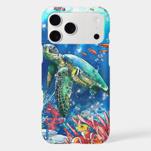Colorful Sea Turtle iPhone 17 Pro Max Case