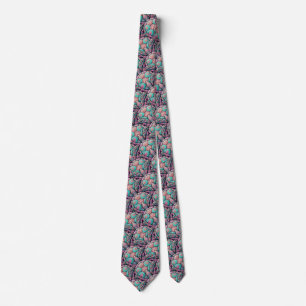 Colorful Sea Turtle Neck Tie