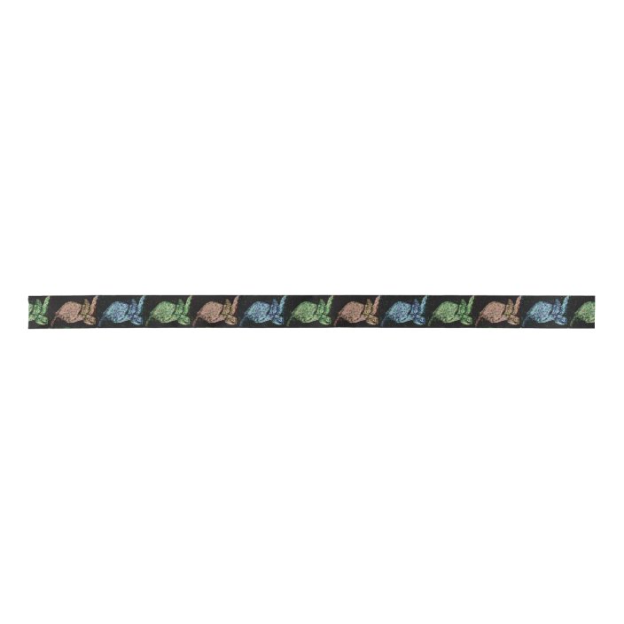 patterned satin ribbon