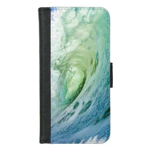 Colorful Sea Waves iPhone 87 Wallet Case