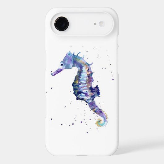 Colorful Seahorse iPhone 4/4S Case (Back)