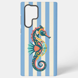 Colorful Seahorse Samsung Galaxy S22 Ultra Case