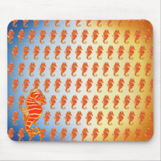 Colorful Seahorses - Mousepad
