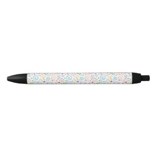 Colorful Seamless Doodle Pattern Pen