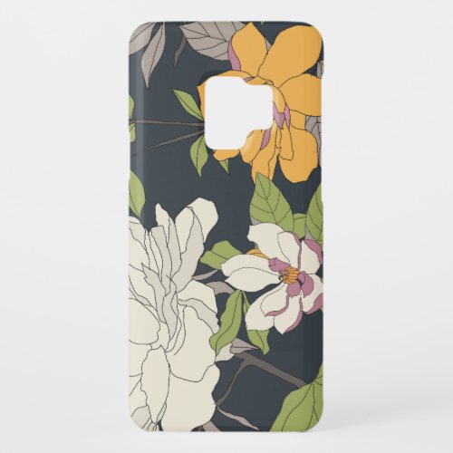 Colorful seamless floral pattern background Case_Mate samsung galaxy s9 case