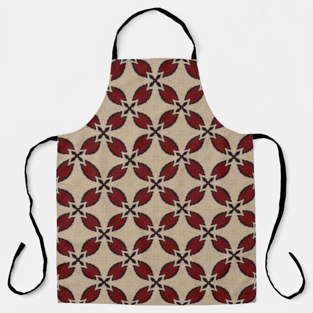 Colorful seamless geometric tile pattern abstract, apron (Front)
