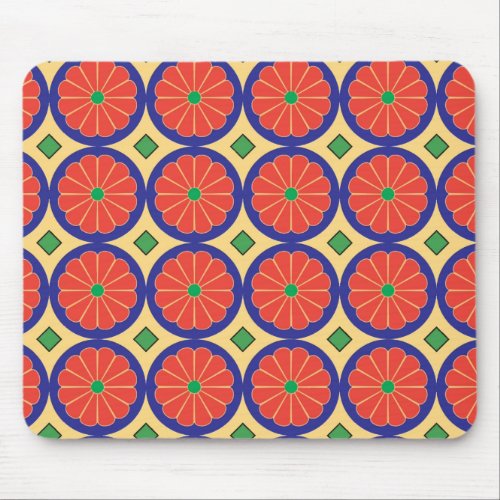 colorful seamless pattern string mouse pad