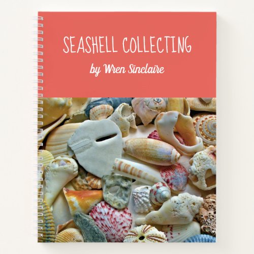 Colorful Seashells Custom Journal