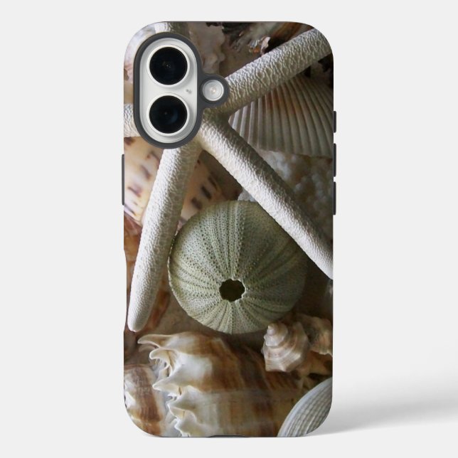 Colorful Seashells, Starfish Case-Mate iPhone Case (Back)