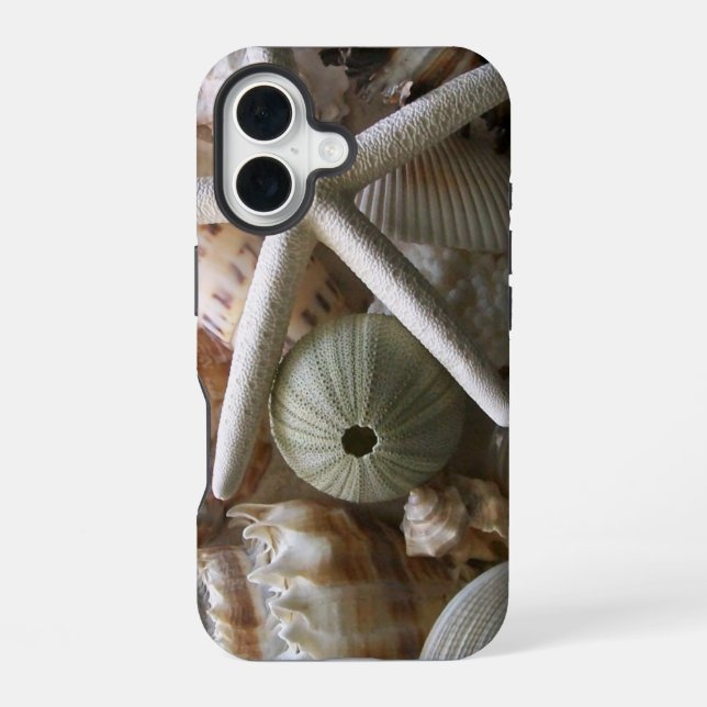 Colorful Seashells, Starfish Iphone Case (Back)