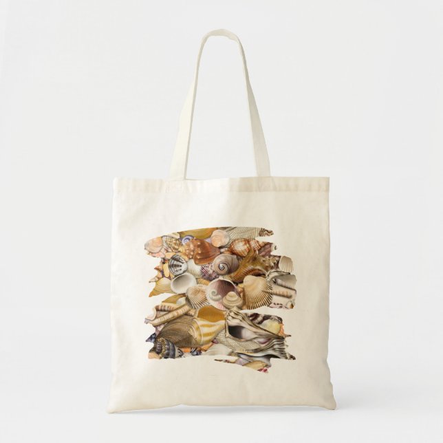 Colorful Seashells Tote Bag (Front)