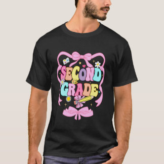 Colorful Second Grade Back to School Cute Design T T-Shirt