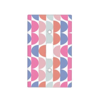 Colorful Semi Circle Abstract Geometric Pattern 