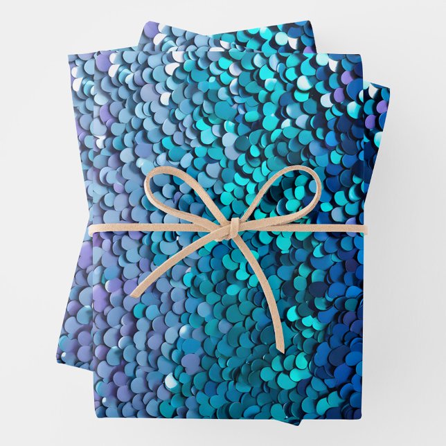Colorful Sequin Art Wrapping Paper Sheets (Creator Uploaded)