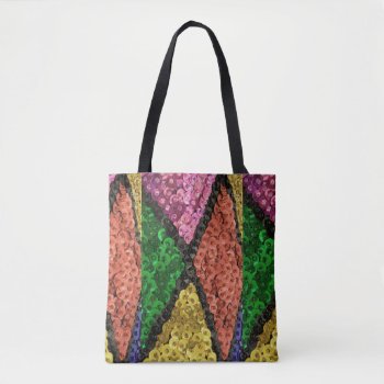 Colorful Sequins Bling Pattern Tote Bag by LeFlange at Zazzle