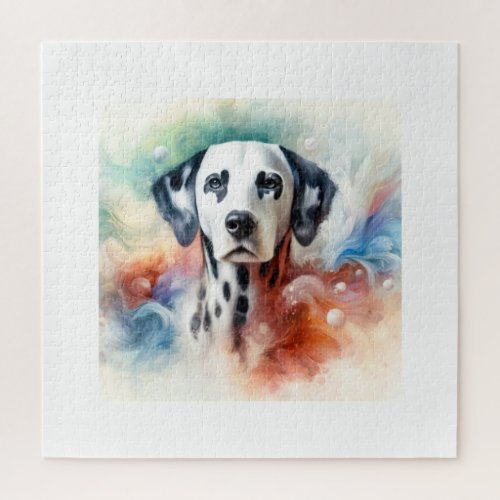 Colorful Serenity Dalmatian AREF806 _ Watercolor Jigsaw Puzzle