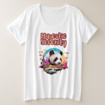 Colorful Serenity: Panda in a Lush Habitat