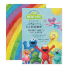 Colorful Sesame Street Illustration Birthday Party