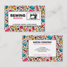 Colorful Sewing Pattern Seamstress Alterations
