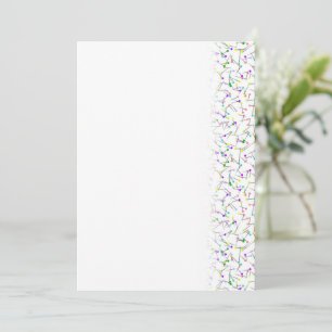 Colorful Sewing Pins Pattern Dressmaker Tailor Save The Date