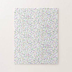 Colorful Sewing Pins White Dressmaker Seamstress Jigsaw Puzzle