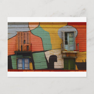 Colorful Shacks Buenes Aires Argentina Postcard
