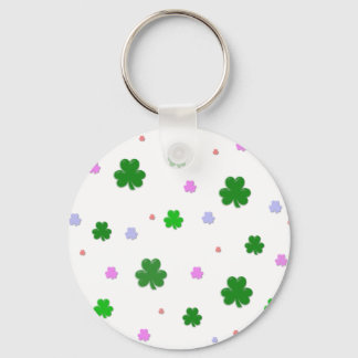 Colorful Shamrock Keychain