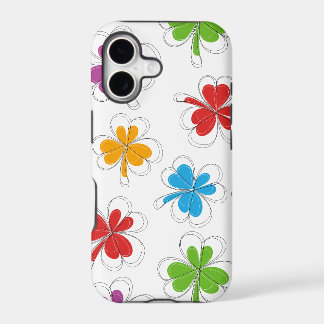 Colorful Shamrocks iPhone 17 Case