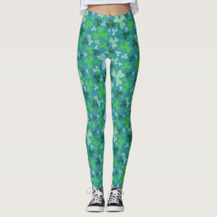 Colorful Shamrocks Leggings