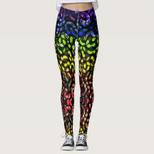 Colorful Shapes - AOP Women's Leggings