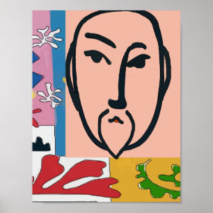 Colorful Shapes Matisse Style Poster
