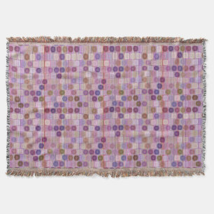 Colorful shapes throw blanket